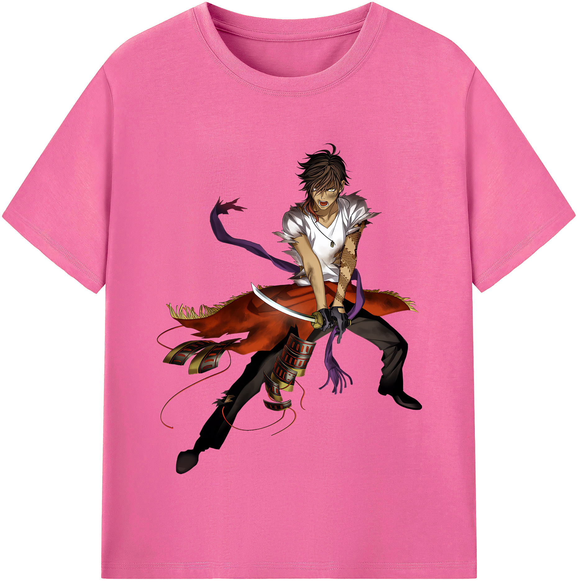 （画像用） 刀剣乱舞 Touken Ranbu レディースカジュアルプリントTシャツ（綿100％）